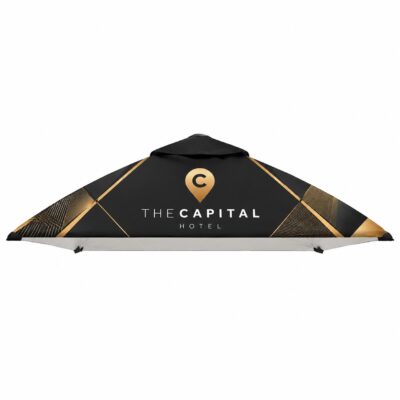 Umbrella 3m x 3m, Dye Sub, Square 4-Panel, Skin only