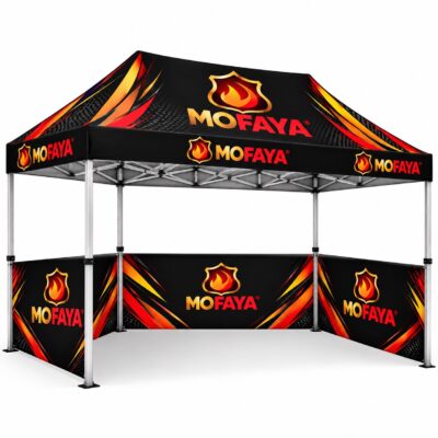 Gazebo 4.5 x 3m Dye Sub, Aluminium, Complete