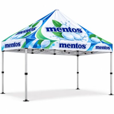 Gazebo 3 x 3m, Dye Sub, Econo Aluminium, Complete