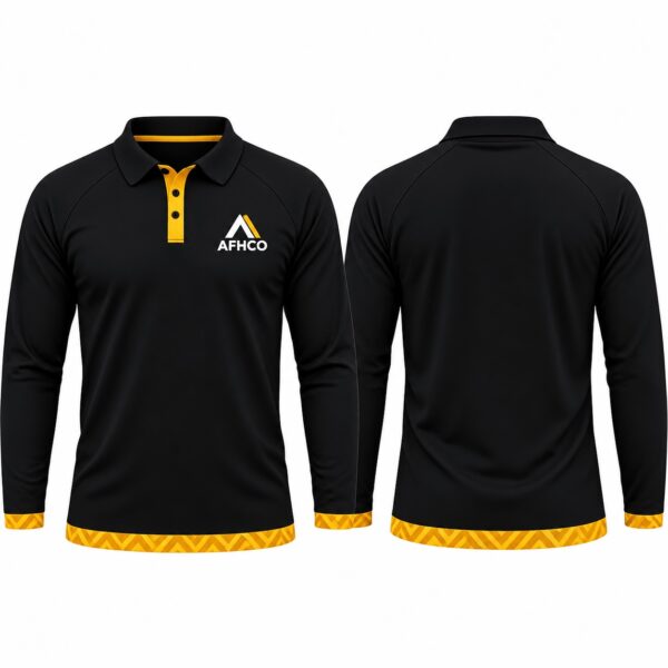 19Ten Unisex Golf Shirt, Long Sleeve, Birdseye