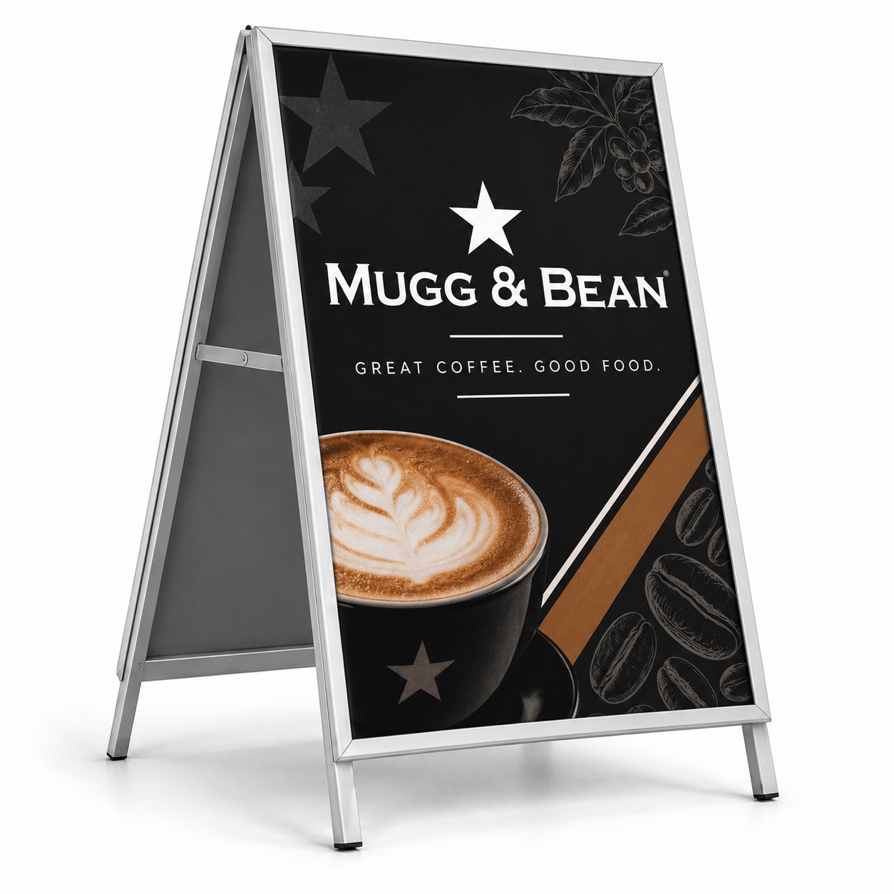 25mm Sandwich Board Frame | A1 & A2 | Brand for Brands