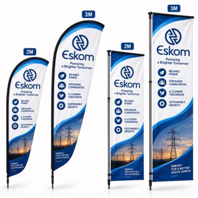 Outdoor Branding Flags | Sharkfin, Telescopic & Feather Flags