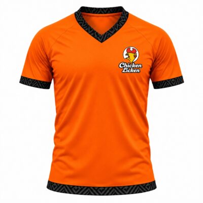 9Ten Unisex V-Neck T-shirt, Reverse Birdseye